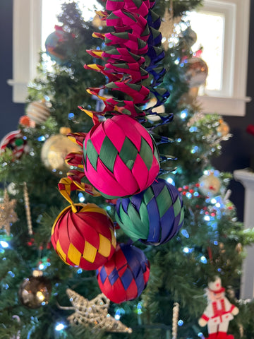 Palm Tree Ornaments (Set of 4)