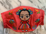 Reusable Embroidered FaceMasks - Frida