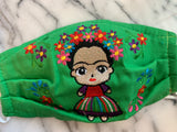 Reusable Embroidered FaceMasks - Frida