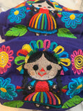 Reusable Embroidered FaceMasks - "Maria" Dolls