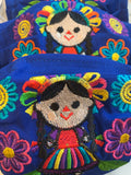 Reusable Embroidered FaceMasks - "Maria" Dolls