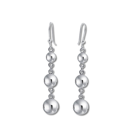 Triple Ball Graduated Earrings