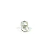 Infinity Glass Ring - White Stripe