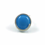 Infinity Glass Ring - Turquoise