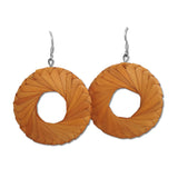 Woven Palm Earrings - Large - Many colors available