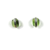 Button Crystal Studs