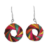 Woven Palm Earrings - Small - Many colors available