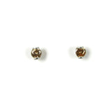 Round CZ Earrings