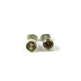 Round CZ Earrings