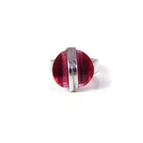 Button Crystal Ring