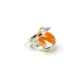 Parallel Ring - Orange Stripe