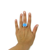 Parallel Ring - Turquoise