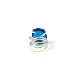 Parallel Ring - Turquoise Crystal