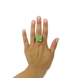 Parallel Ring - Green Matte