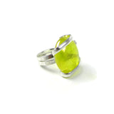 Parallel Ring - Yellow Crystal