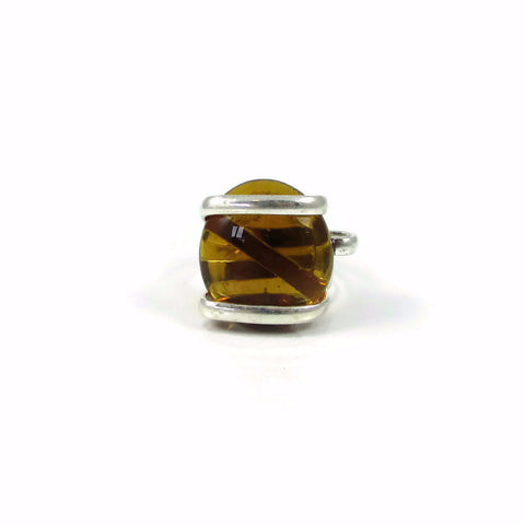 Parallel Ring - Amber