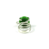 Parallel Ring - Green Opaque
