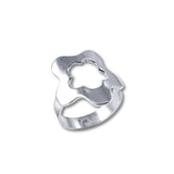 Silver Flower Ring