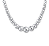 Graduated Ball Beads Necklace