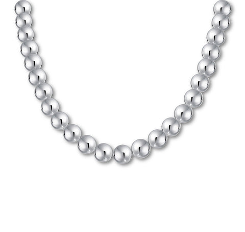 Classic Ball Beads Necklace (12mm, 17")