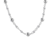 Hammered Balls Long Necklace