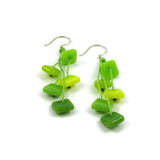 Zen Glass Earrings - Green