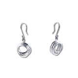 Curly Silver Earrings