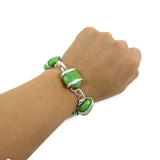 Parallel Bracelet - Green Opaque