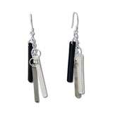 LTRAC Glass Earrings - Black