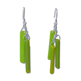 LTRAC Glass Earrings - White