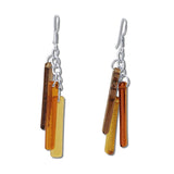 LTRAC Glass Earrings - Amber