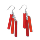 LTRAC Glass Earrings - Red