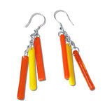 LTRAC Glass Earrings - Red