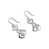 Abstract Hearts Earrings