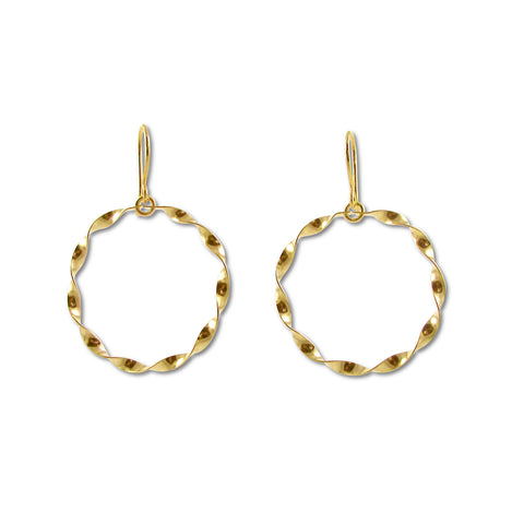 Twisted Circles Earrings