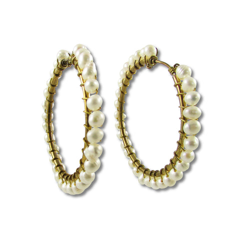 Mia Pearl Hoops