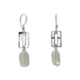 Zora Earrings - Green Onyx