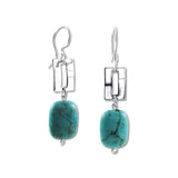 Zora Earrings - Green Onyx