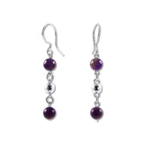 Bolitas Earrings - Amethyst