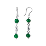 Bolitas Earrings - Green Onyx
