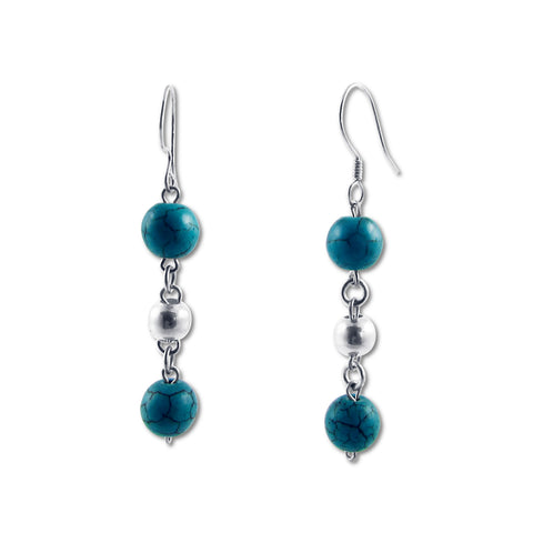 Bolitas Earrings - Turquoise
