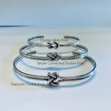 Separate Double Knot Cuff