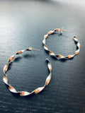 Modern Twist Hoops