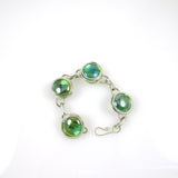 Infinity Bracelet - Green Iridescent