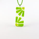 LAMA Glass Pendant - Lime Green