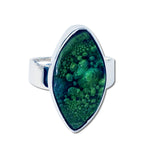 Cocol Blown Glass Ring - Green