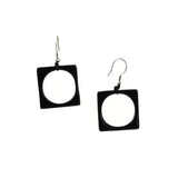 Hoyo Glass Earrings - Navy