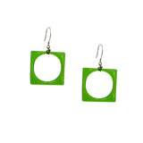 Hoyo Glass Earrings - White