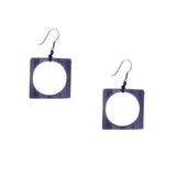 Hoyo Glass Earrings - Purple