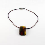 Spezi Mini Glass Pendant - Amber